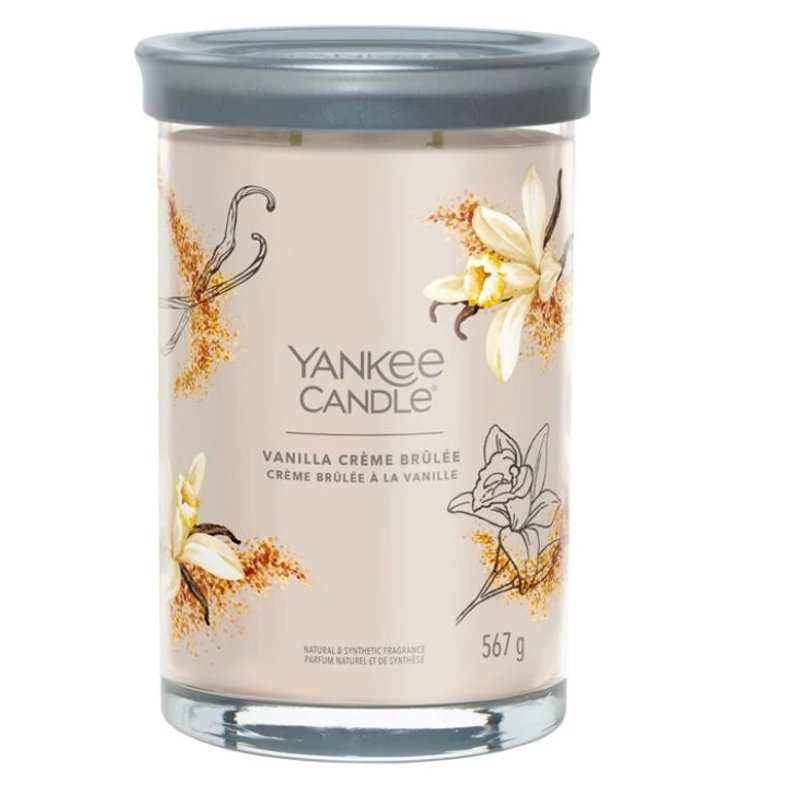 Yankee Candle® Vanilla Créme Brulee Tumbler nagy üveggyertya 567g