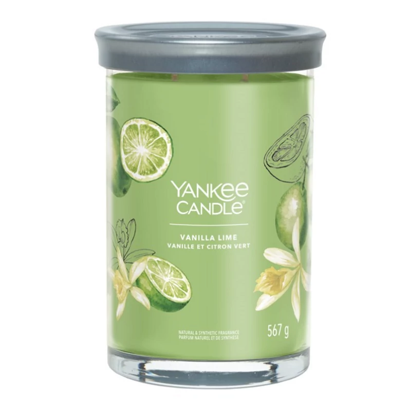 Yankee Candle® Vanilla Lime Tumbler nagy üveggyertya 567g