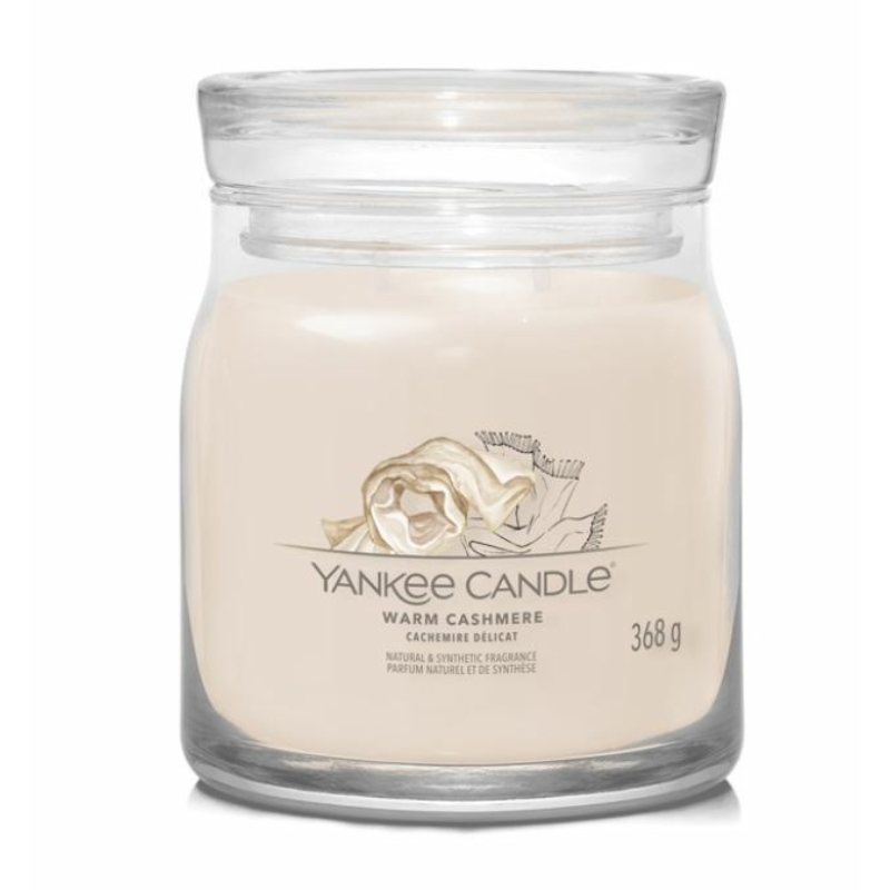 Yankee Candle® Warm Cashmere közepes üveggyertya