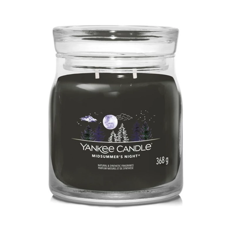 Yankee Candle® Midsummer's Night közepes üveggyertya 368g
