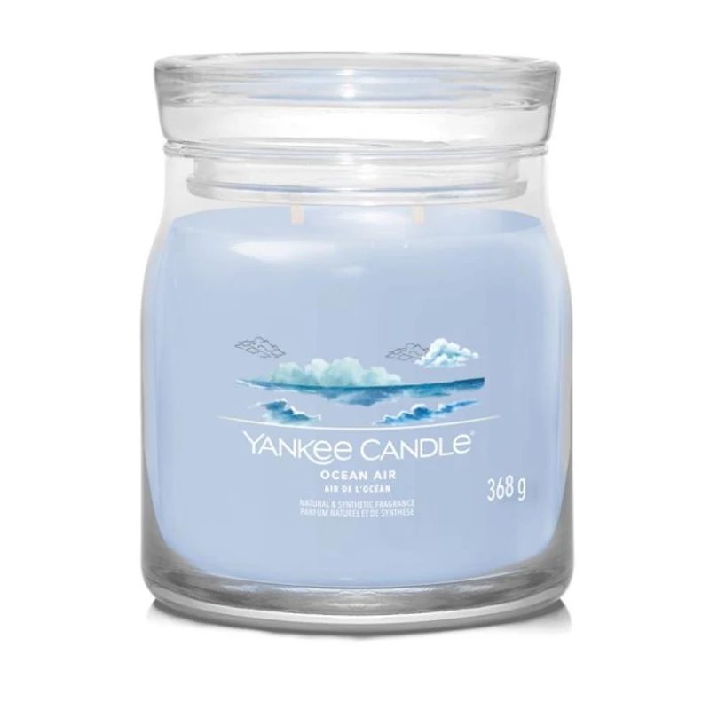 Yankee Candle® Ocean Air közepes üveggyertya 368g