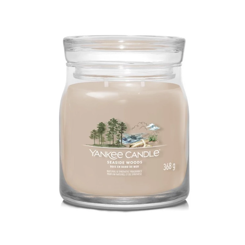 Yankee Candle® Seaside woods közepes üveggyertya 368g