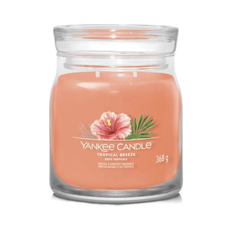 Yankee Candle® Tropical Breeze közepes üveggyertya 368g