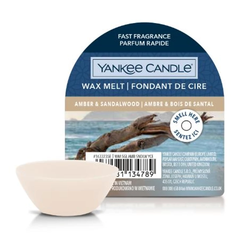 Yankee Candle® Amber & Sandalwood miniviasz, illatviasz