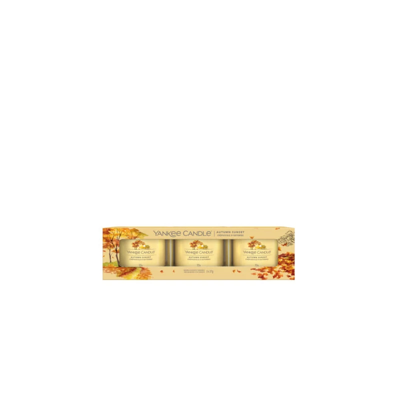 Yankee Candle® Autumn Sunset kis üveggyertya szett