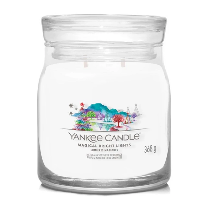 Yankee Candle® Magical Bright Lights közepes üveggyertya 368g