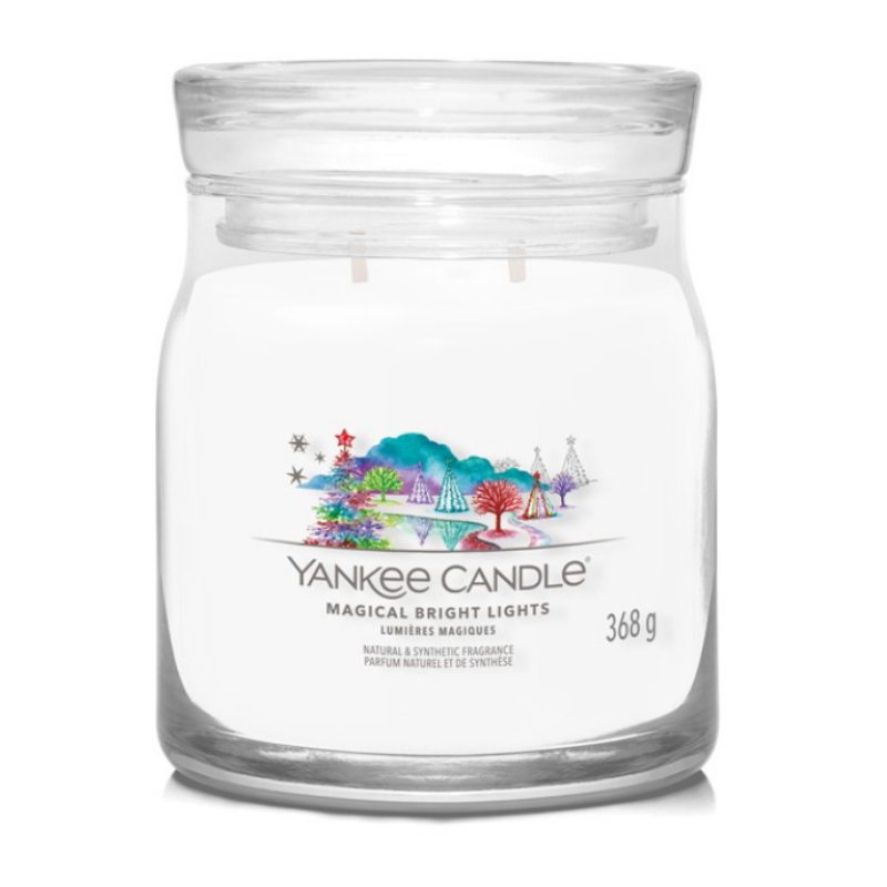 Yankee Candle® Magical Bright Lights közepes üveggyertya