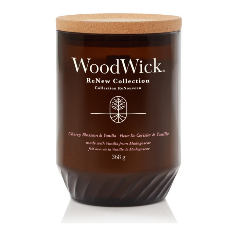 WoodWick® ReNew Cherry Blossom & Vanilla nagy gyertya