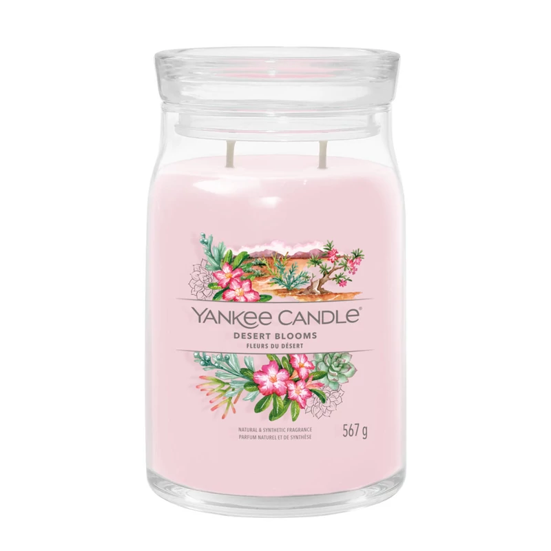 Yankee Candle® Desert Blooms nagy üveggyertya 567g