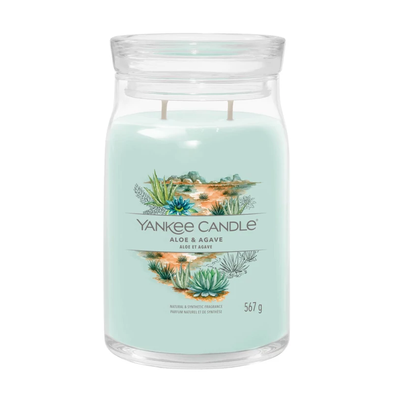 Yankee Candle® Aloe & Agave nagy üveggyertya 567g