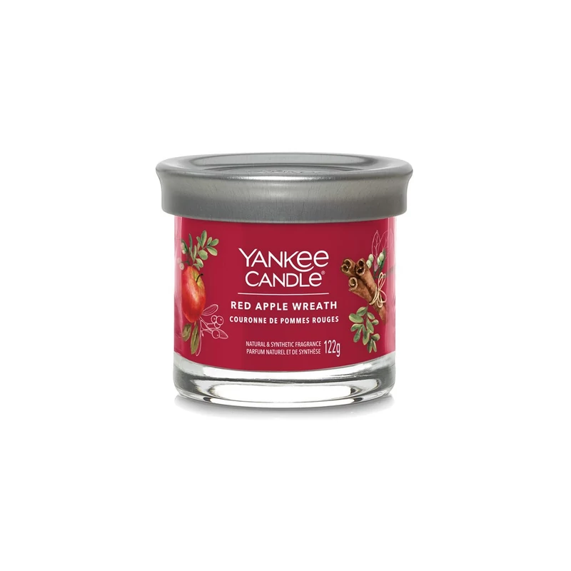 Yankee Candle® Red Apple Wreath tumbler kis üveggyertya 122g