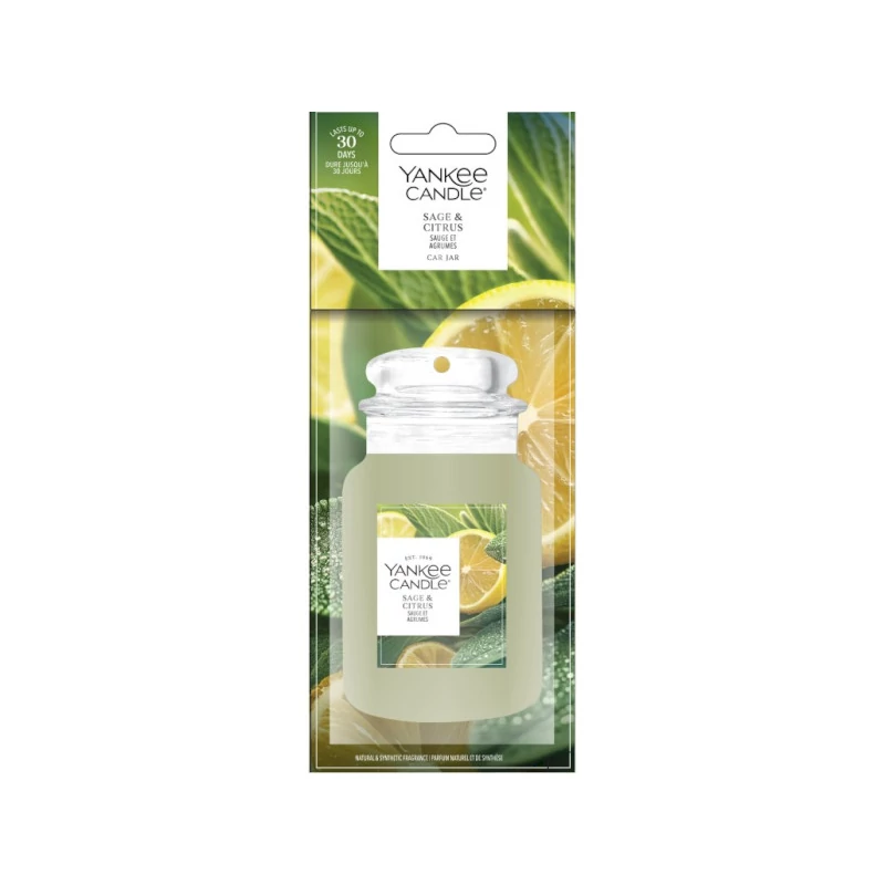 Yankee Candle® Sage & Citrus autóillatosító lap 