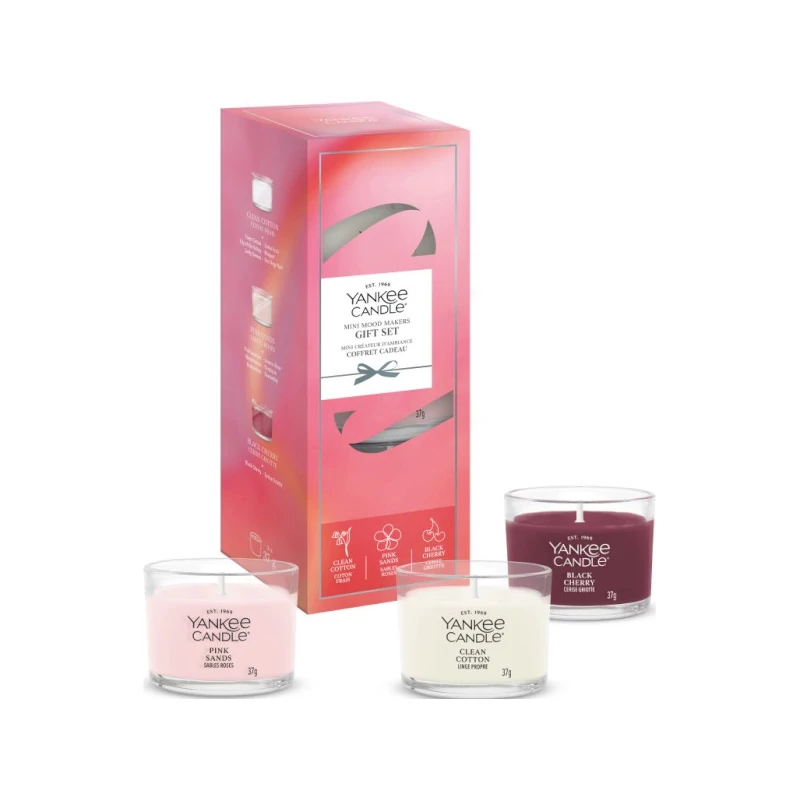 Yankee Candle® ajándékszett 3 db kis üveggyertyával 2026
