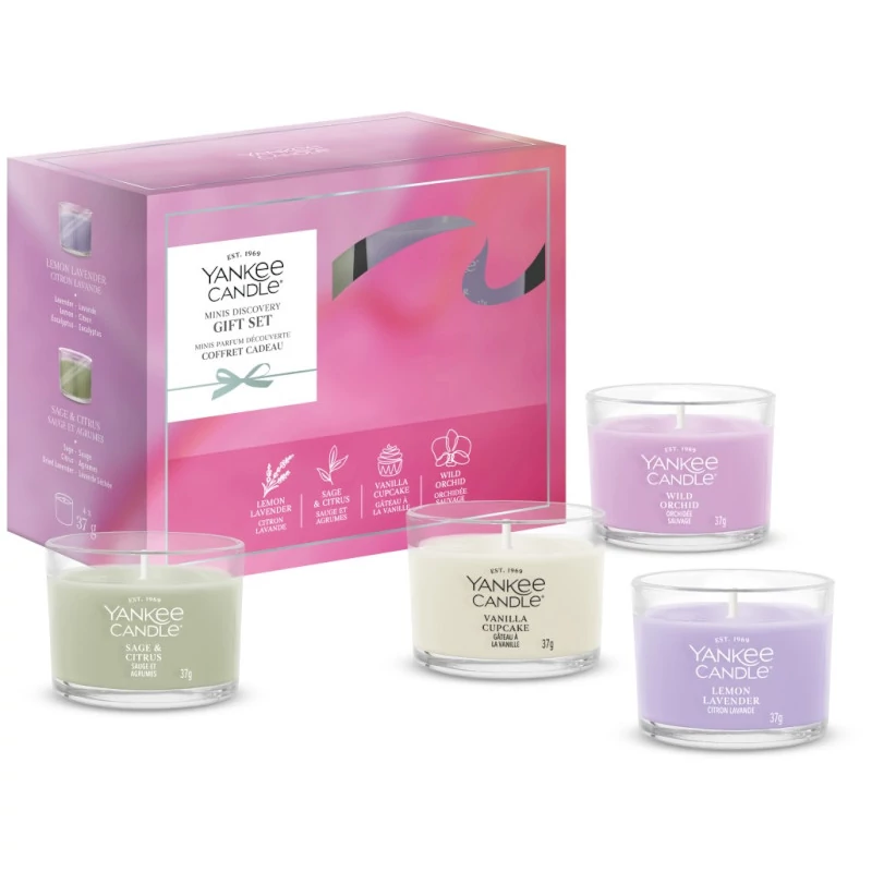 Yankee Candle® ajándékkészlet 4 db kis üveggyertyával 2026