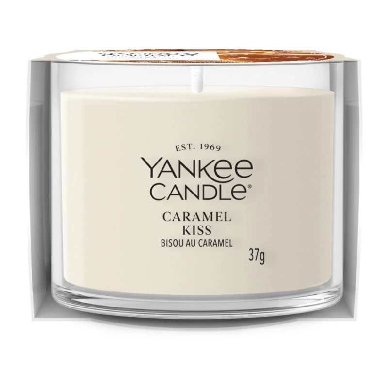 Yankee Candle® Caramel Kiss kis üveggyertya 37g