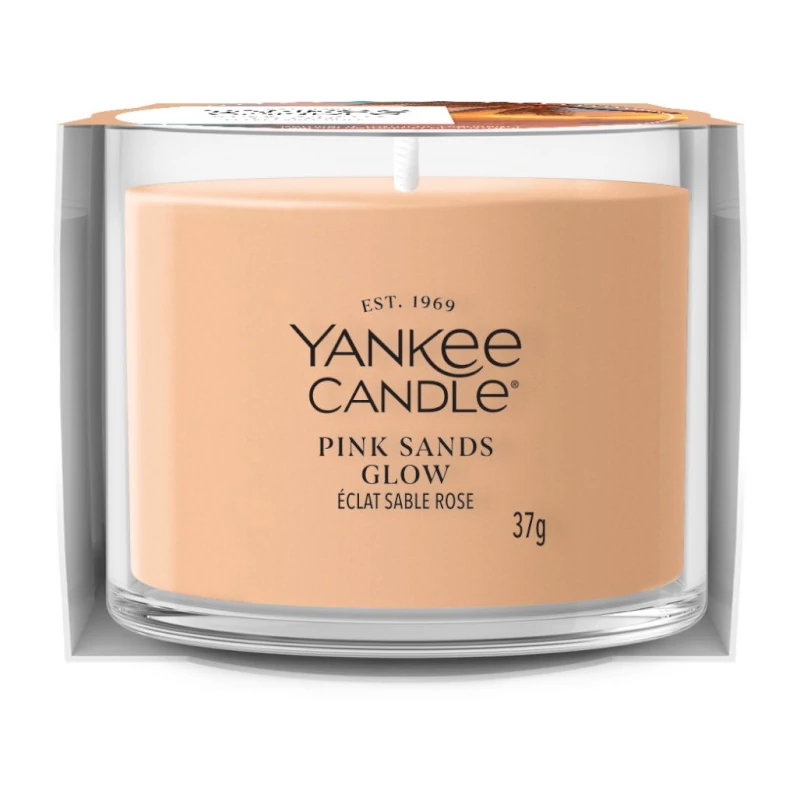 Yankee Candle® Pink Sands Glow kis üveggyertya 37g