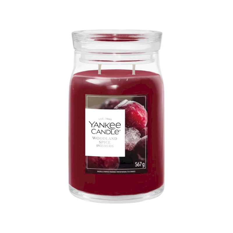 Yankee Candle® Woodland Spice nagy üveggyertya 567g