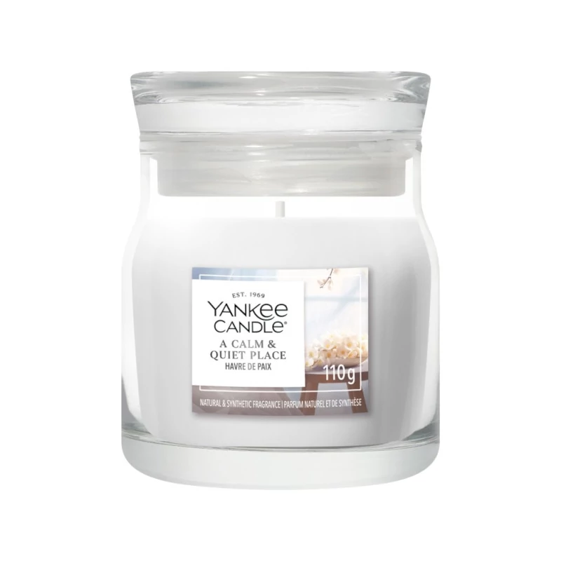 Yankee Candle® A Calm and quiet place kis üveggyertya 110g