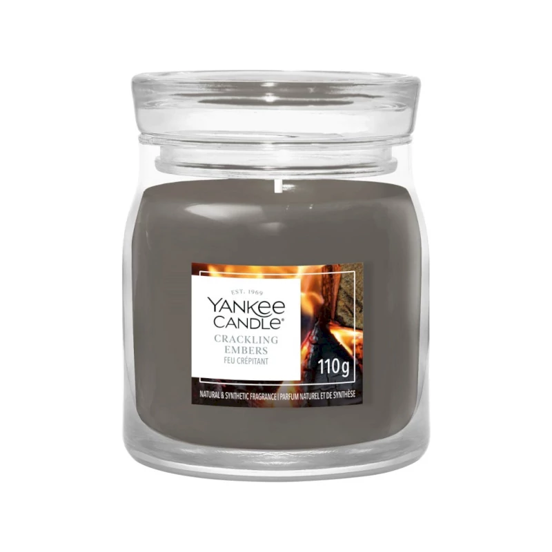 Yankee Candle® Crackling Embers kis üveggyertya 110g