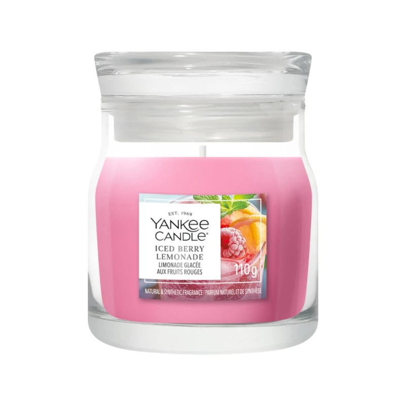 Yankee Candle® Iced Berry Lemonade kis üveggyertya 110g