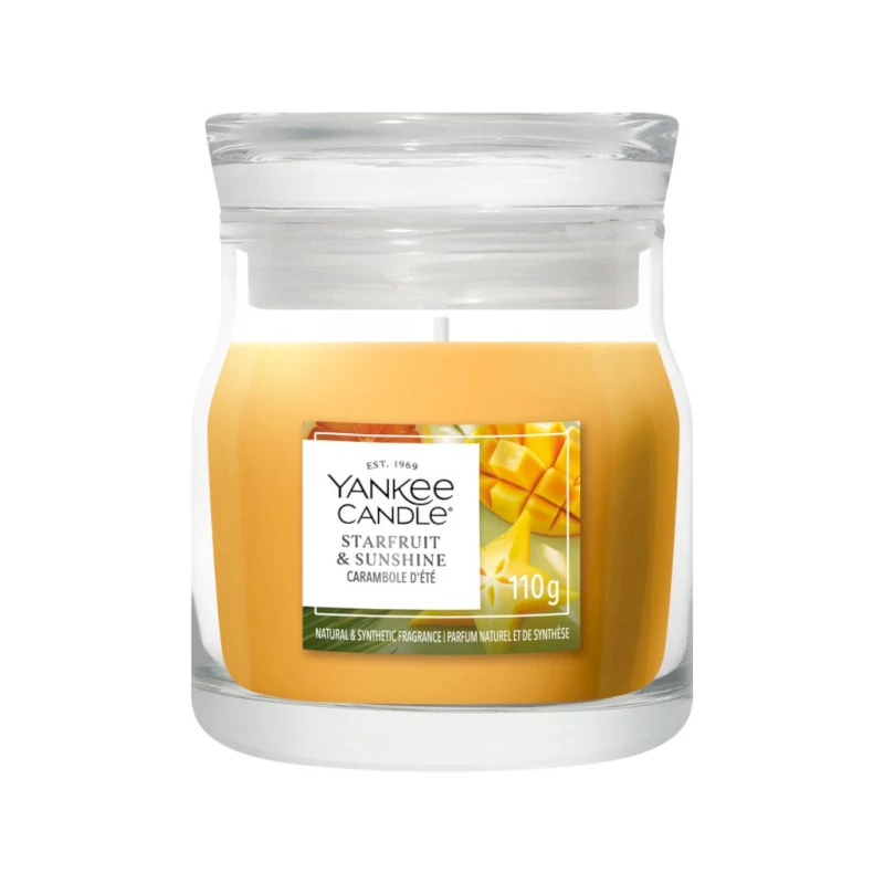 Yankee Candle® Starfruit & Sunshine kis üveggyertya 110g