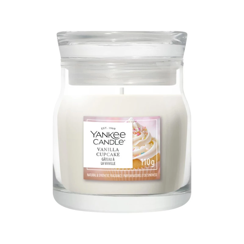 Yankee Candle® Vanilla Cupcake kis üveggyertya 110g