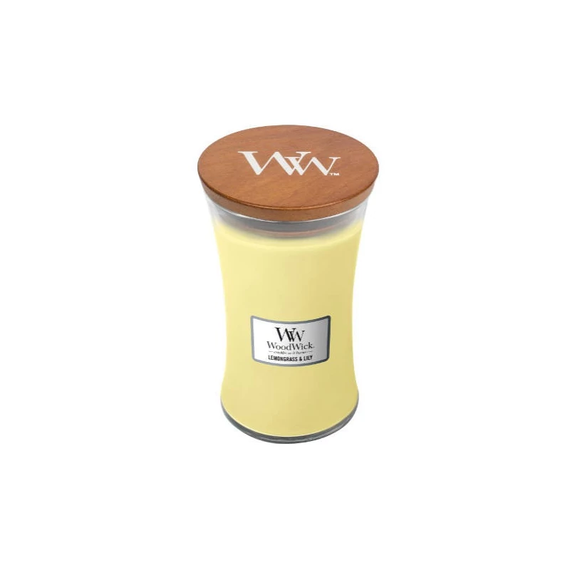 WoodWick® Lemongrass &amp; Lily nagy üveggyertya
