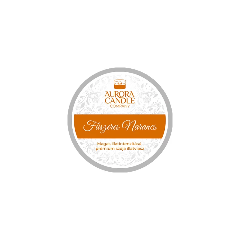 Aurora Candle Fűszeres Narancs mini illatviasz