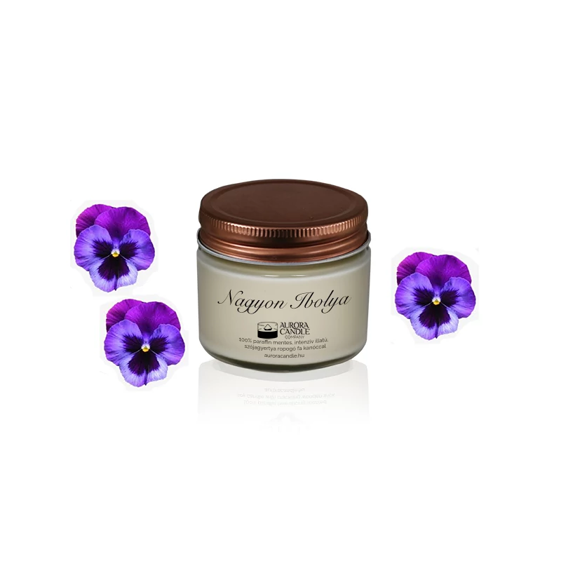 Aurora Candle Nagyon Ibolya Vintage szójaviasz illatgyertya