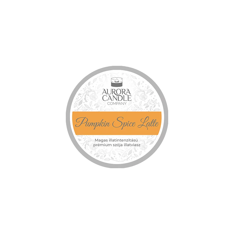 Aurora Candle Pumpkin Spice Latte mini illatviasz