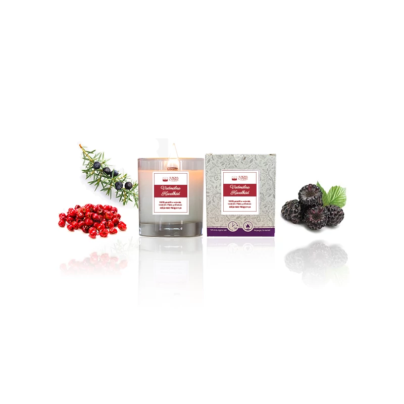 Aurora Candle Vadmálna Kavalkád Elegáns szójaviasz illatgyertya