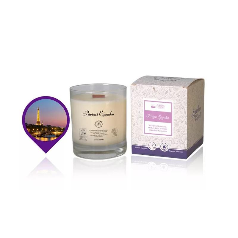 Aurora Candle Párizsi Éjszaka Elegáns szójaviasz illatgyertya