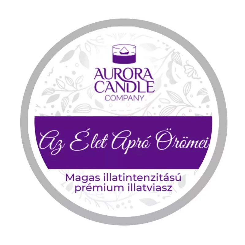 Aurora Candle Az élet apró örömei illatviasz