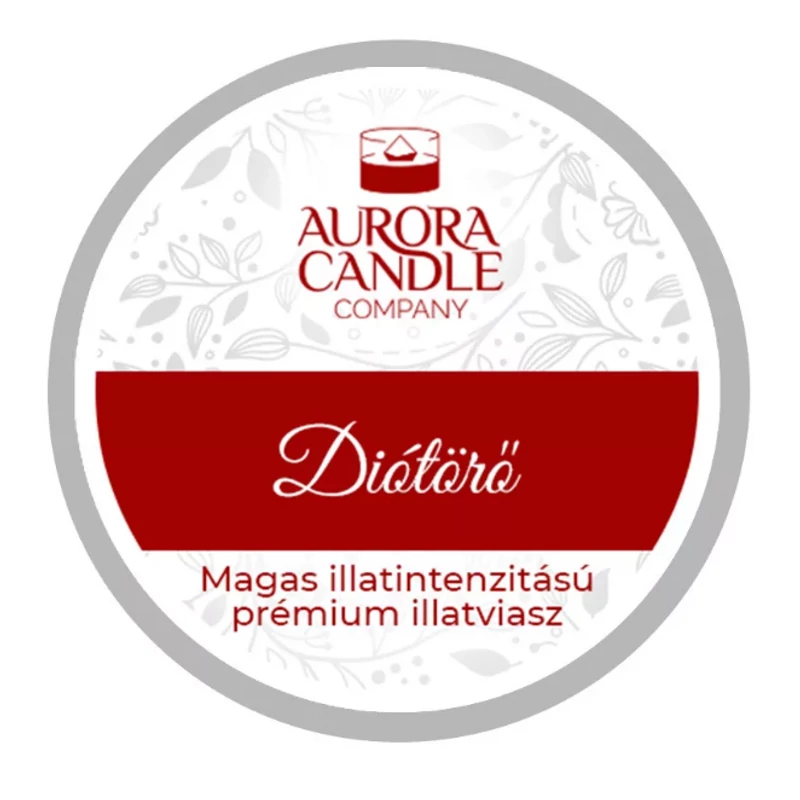 Aurora Candle Diótörő mini illatviasz