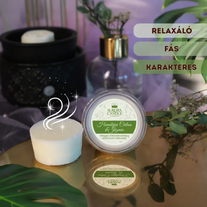 Aurora Candle Himalájai Cédrus & Jázmin mini illatviasz