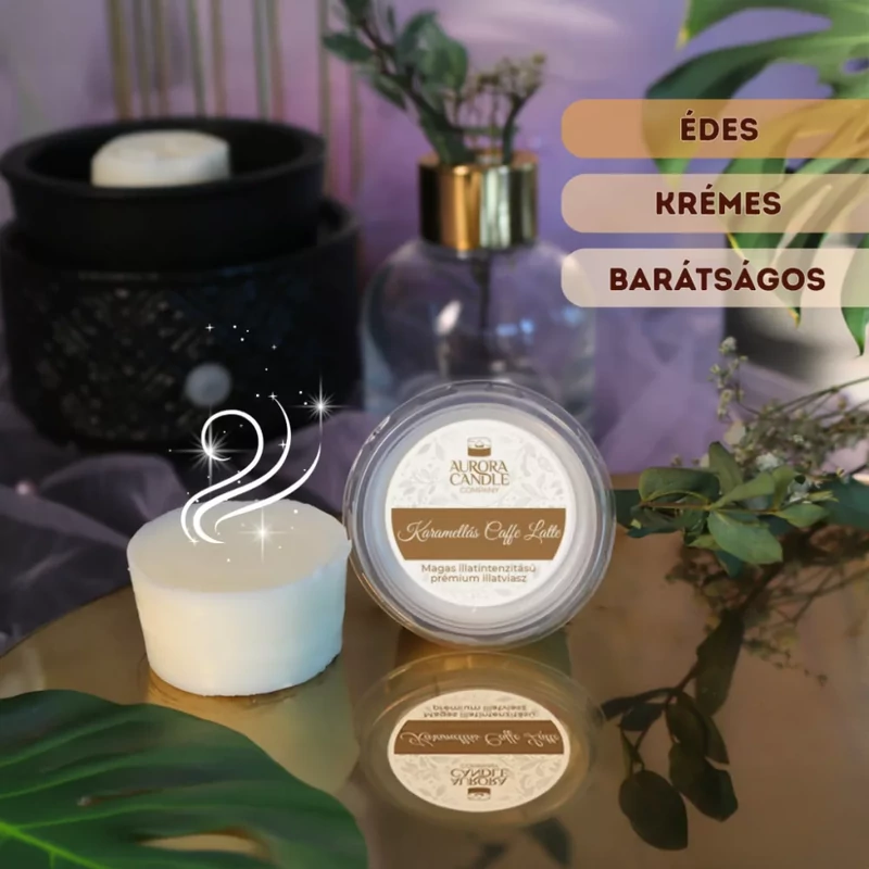 Aurora Candle Karamellás Caffe Latte mini illatviasz