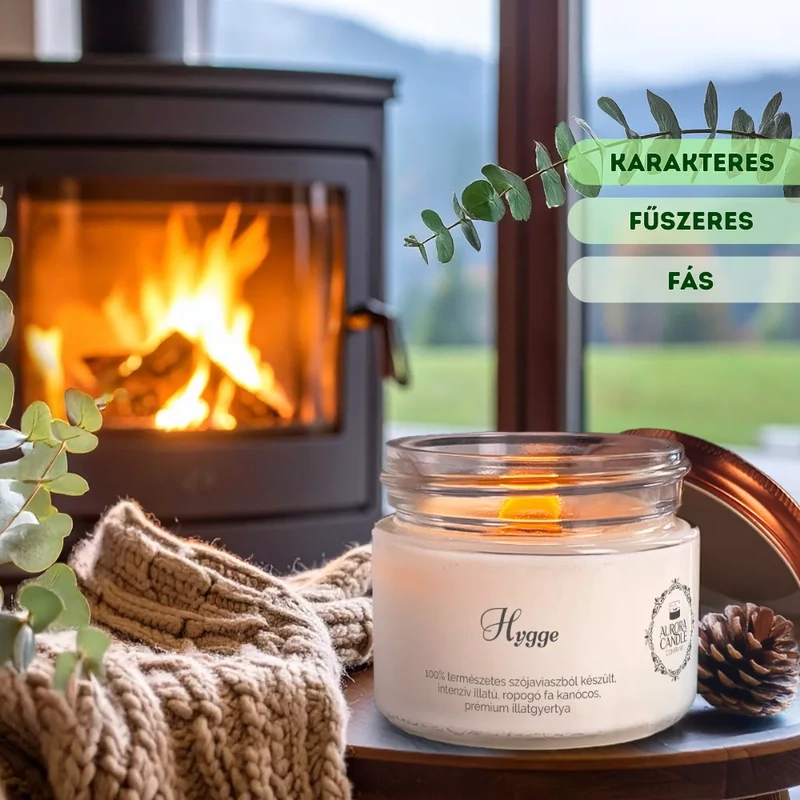 Aurora Candle Hygge Vintage szójaviasz illatgyertya