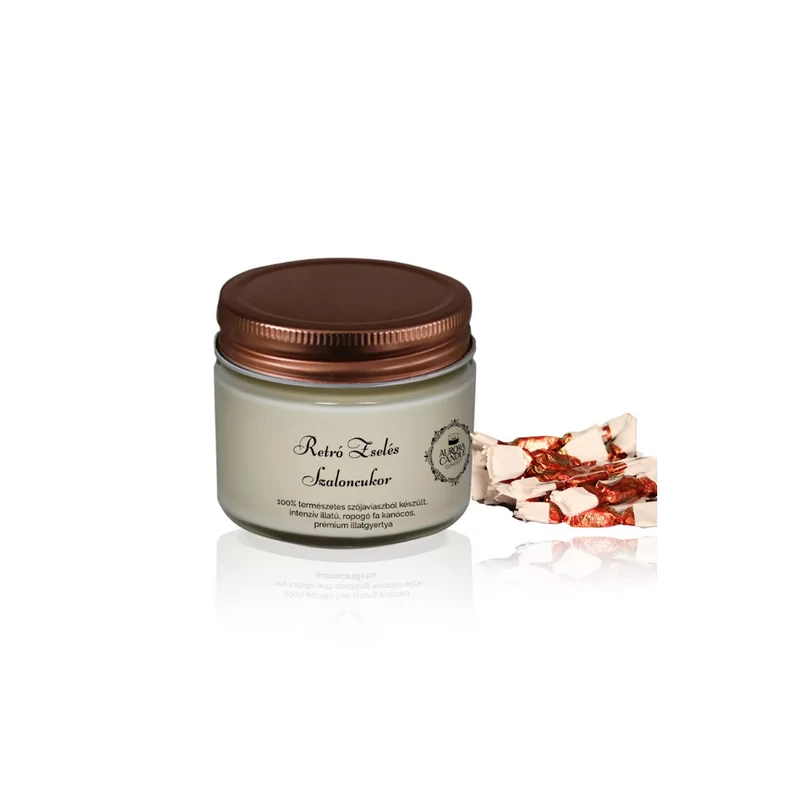 Aurora Candle Retró Zselés Szaloncukor Vintage illatgyertya 140g