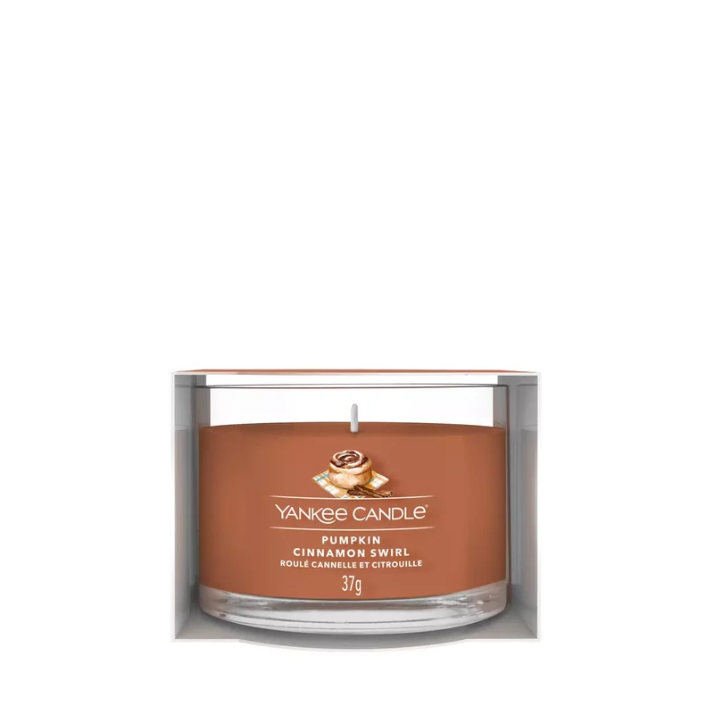 YANKEE CANDLE® PUMPKIN CINNAMON SWIRL kis üveggyertya 37g