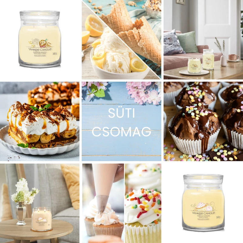 Yankee Candle süti csomag közepes gyertyából