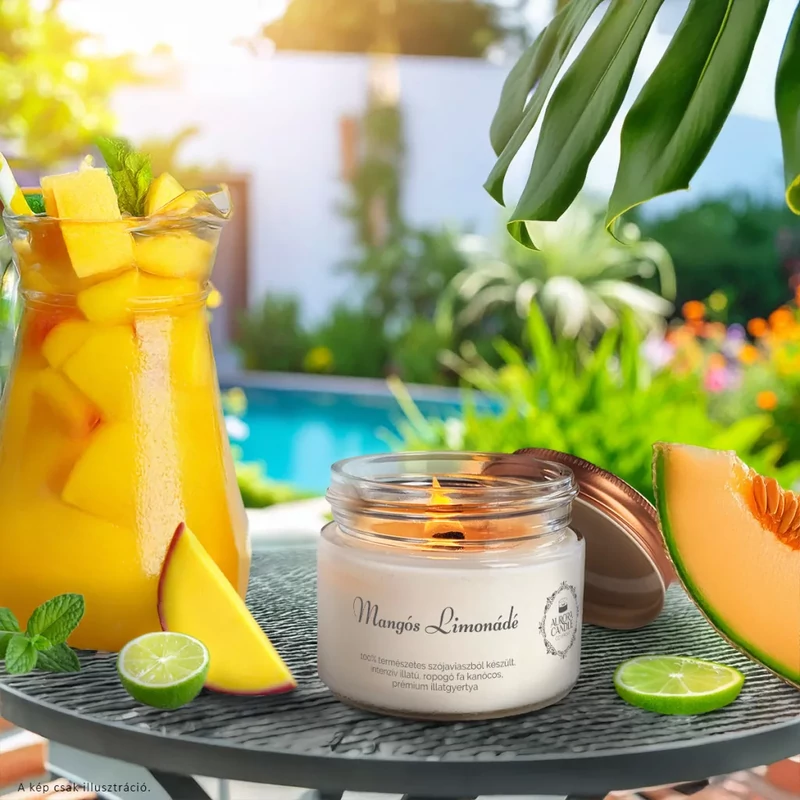 Aurora Candle Mangós Limonádé Vintage szójaviasz illatgyertya
