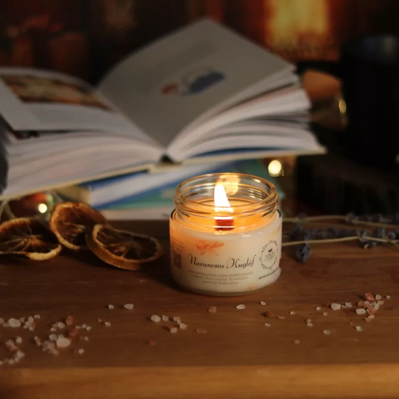 Aurora Candle narancsos kuglóf Vintage szójaviasz illatgyertya