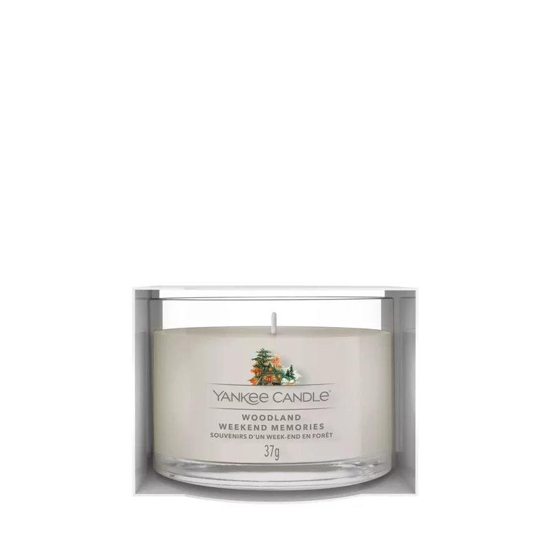 YANKEE CANDLE® WOODLAND WEEKEND MEMORIES kis üveggyertya 37g