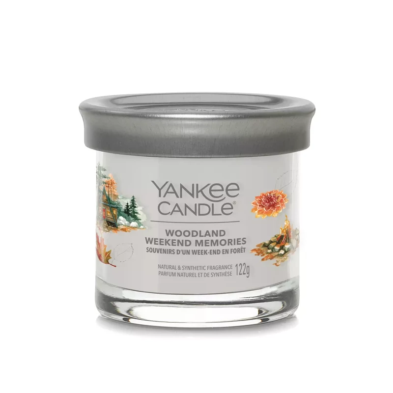 Yankee Candle® WOODLAND WEEKEND MEMORIES TUMBLER KIS ÜVEGGYERTYA 122g